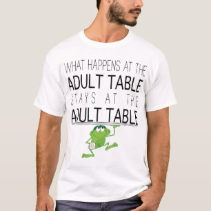 T-shirts Passagem "A Mesa Adulta "Camisa-T básica de homens