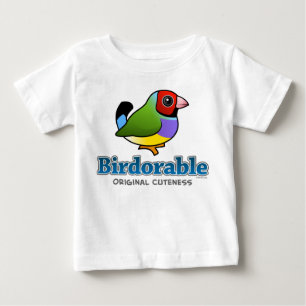 T-shirts Passarinho original de Gouldian do Cuteness