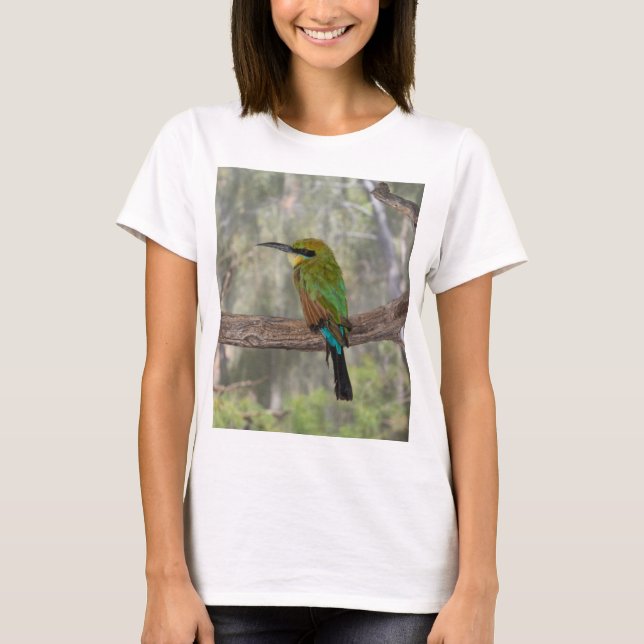 T-shirts Pássaro comedor-de-abelhas-arco-íris, Austrália (Frente)