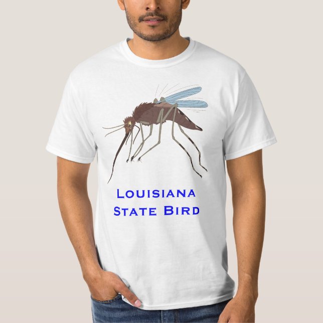 T-shirts Pássaro de estado de Louisiana (Frente)