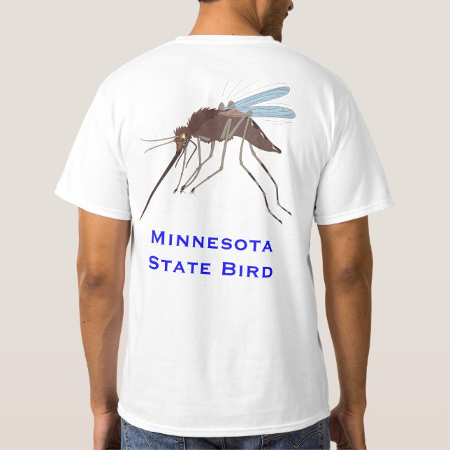 T-shirts Pássaro de estado de Minnesota (Verso)