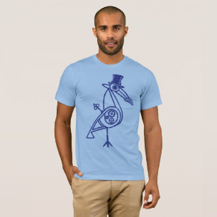 T-shirts Pássaro de Steampunk
