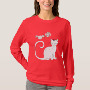 T-shirts Pássaro do gato n… a margarida
