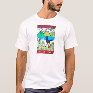 T-shirts Pássaro do pukeko de Nova Zelândia