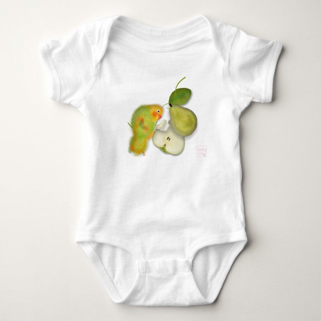 T-shirts Pássaros com pera por BabyLaia (Frente)