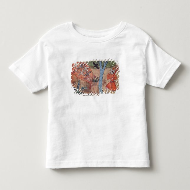 T-shirts Pássaros da caça, 'do livro de Kalila e (Frente)