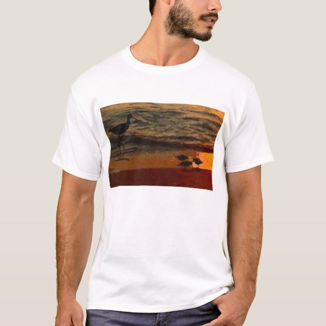 T-shirts Pássaros-da-praia (Frente)