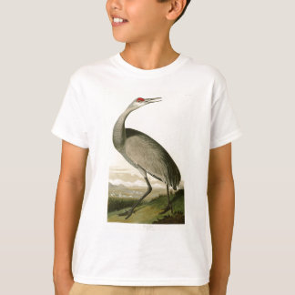 T-shirts Pássaros de John James Audubon do guindaste de
