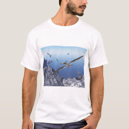 T-shirts Pássaros de Pteranodon - 3D rendem
