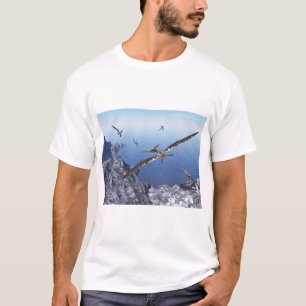 T-shirts Pássaros de Pteranodon - 3D rendem