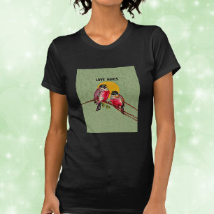 T-shirts Pássaros do Amor Vintage Sol