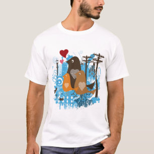 T-shirts Pássaros legal Trabalho de arte