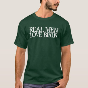 T-shirts Pássaros reais do amor dos homens