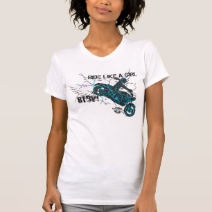 T-shirts Passeio como uma menina