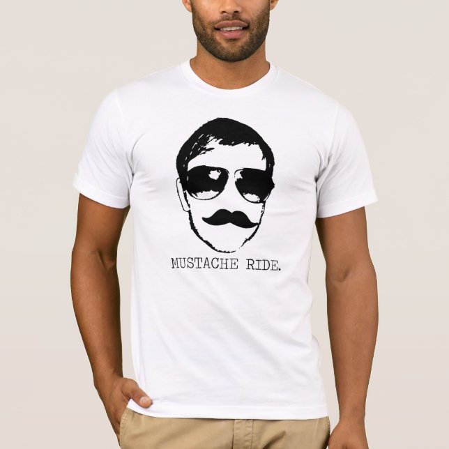 T-shirts Passeio do bigode (Frente)