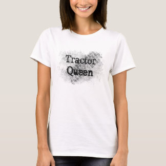 T-shirts Passo enlameado do pneu do trator, rainha do