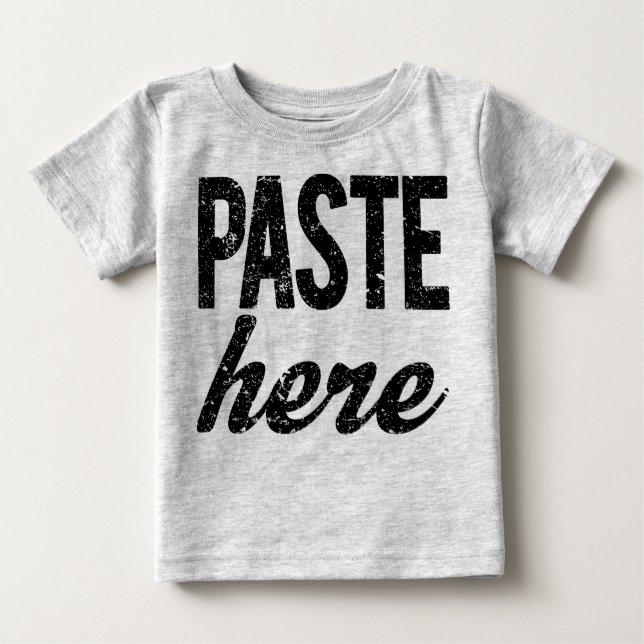 T-shirts PASTE Para Copiar Gêmeos De Colagem (Frente)