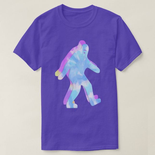T-shirts Pastel Bigfoot Tie Dye (Frente do Design)