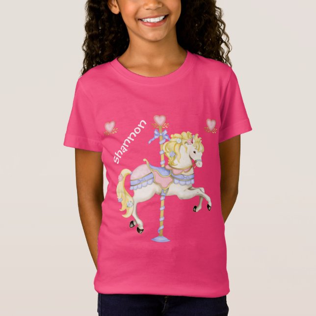 T-shirts Pastel Carousel Pony (Frente)