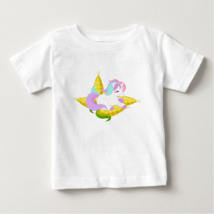 T-shirts pastel Unicorn no berço