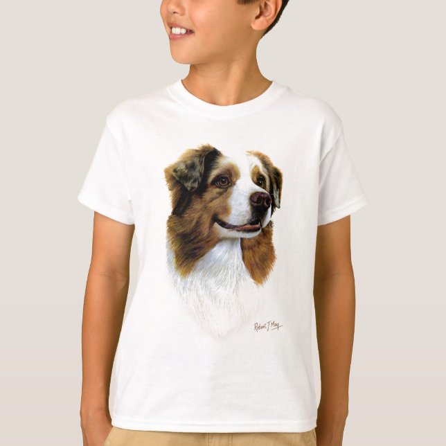 T-shirts Pastor australiano (Frente)