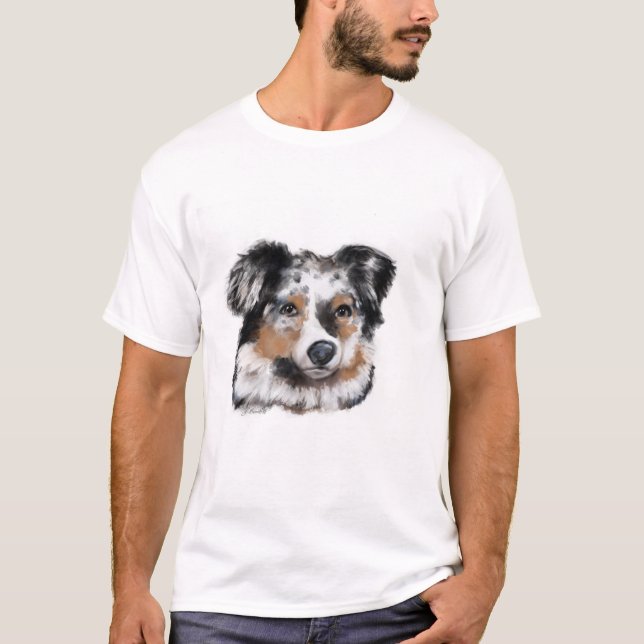 T-shirts Pastor Australiano (Frente)