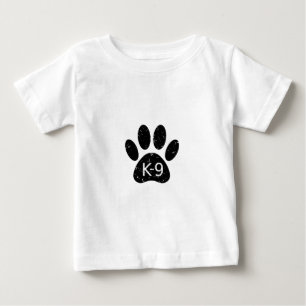 T-shirts Pata de Cachorro Ingrediente de Grunge K-9