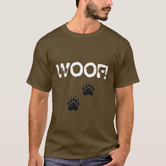 T-shirts pata, pata, WOOF! (Frente)