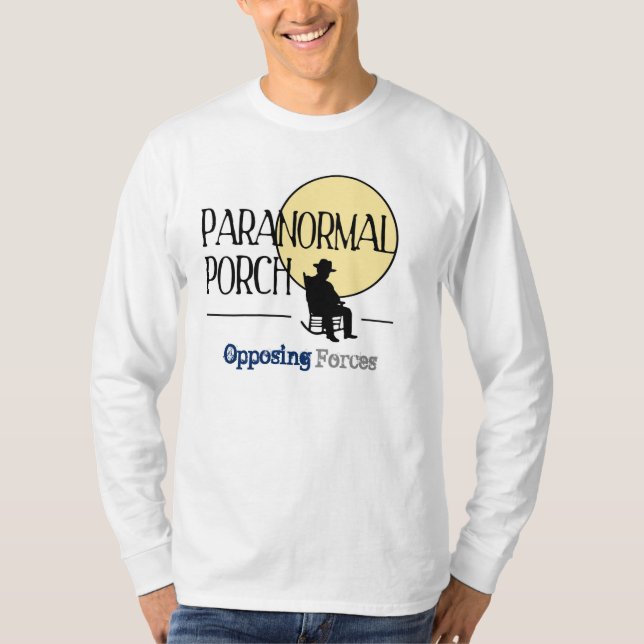 T-shirts Patamar Paranormal: Forças de oposição (Frente)