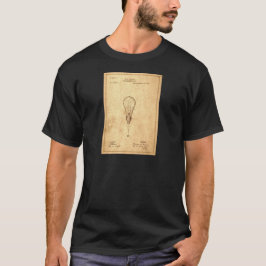 T-shirts Patente da Lâmpada de Edison