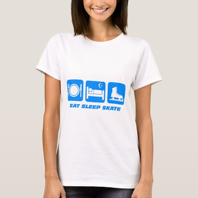 T-shirts Patinagem artística engraçado (Frente)