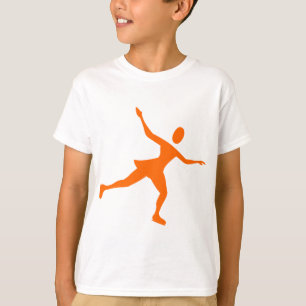T-shirts Patinagem no gelo - laranja