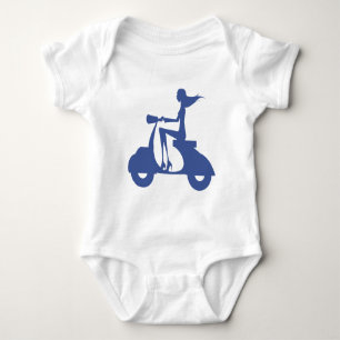 T-shirts Patinete azul
