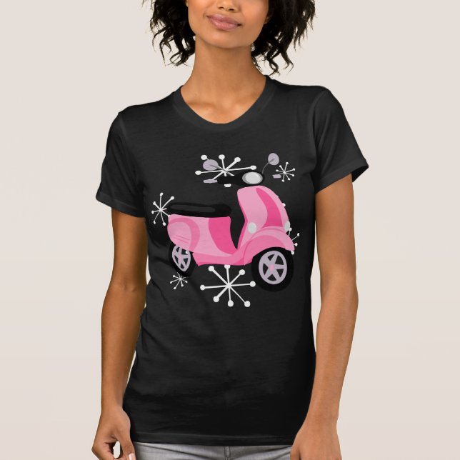 T-shirts Patinete rosa (Frente)