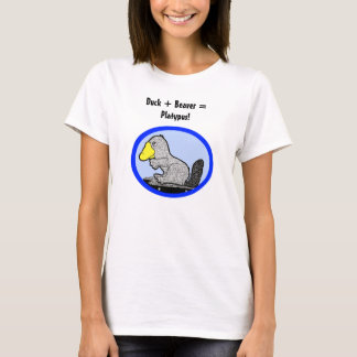 T-shirts Pato + Castor = Platypus!