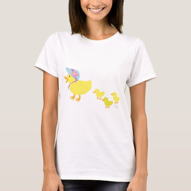 T-shirts pato da mãe (Frente)