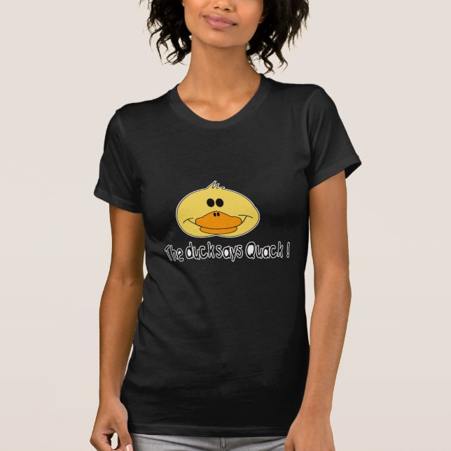 T-shirts Pato diz quack (Frente)
