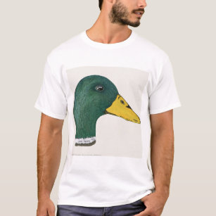 T-shirts Pato do pato selvagem (Drake), aguarela