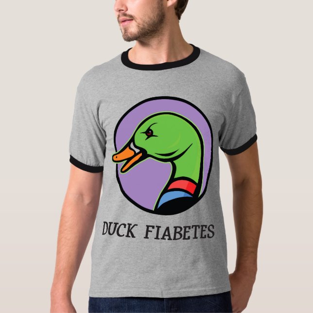 T-shirts Pato Fiabetes (Frente)