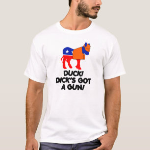 T-shirts Pato!  Pau obtido uma arma!