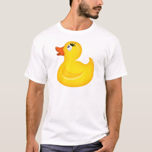 T-shirts Patos de borracha amarela