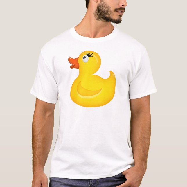 T-shirts Patos de borracha amarela (Frente)