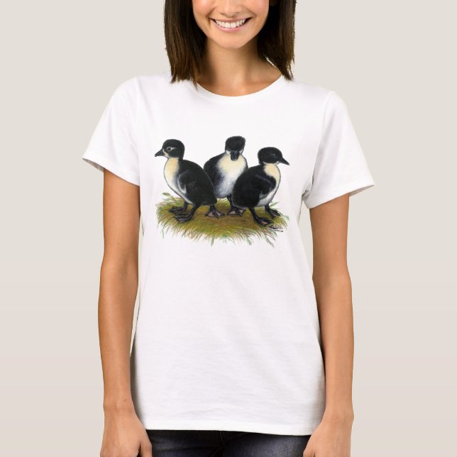T-shirts Patos suecos pretos (Frente)