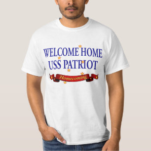 T-shirts Patriota Home bem-vindo de USS