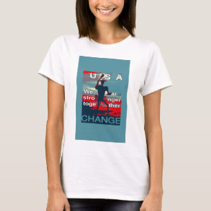 T-shirts Patriotic USA Hope Graphic Art Impressão Design