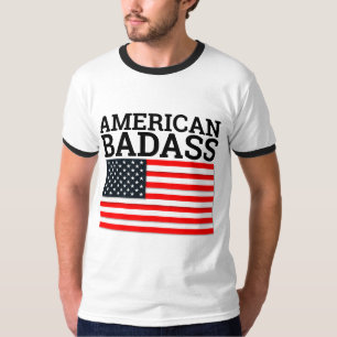 T-Shirts PATRIÓTICAS Conservadoras BADASS AMERICAN