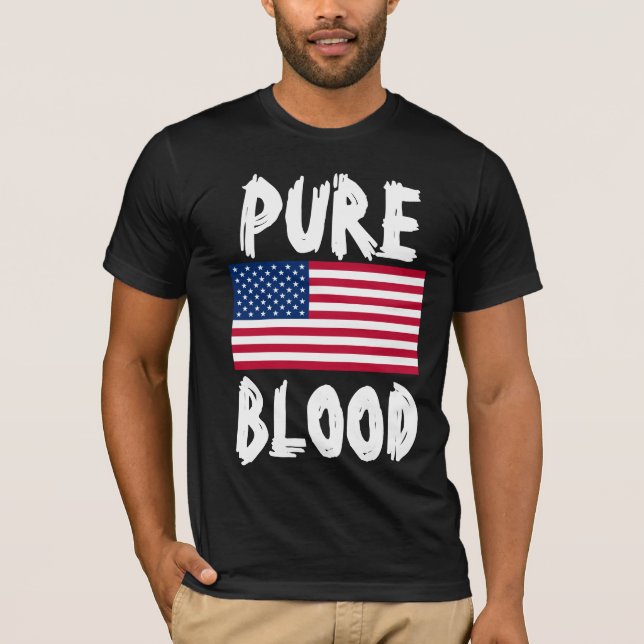 T-SHIRTS PATRIÓTICOS DE SANGUE (ANTI-VAX) (Frente)