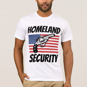 T-SHIRTS PATRIÓTICOS DE SEGURANÇA HOMELAND