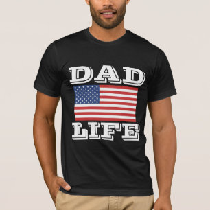 T-SHIRTS PATRIÓTICOS DE VIDA DO pai