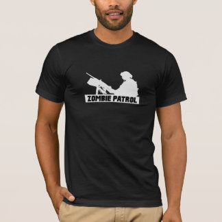 T-shirts Patrulha do zombi - na arma